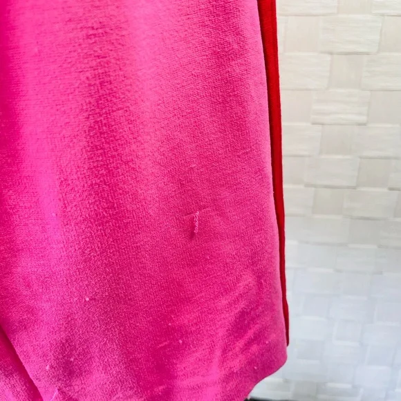2.b Rych Vibrant Red and Pink Body Con Sleeveless Dress, Size 10 - Picture 5 of 9